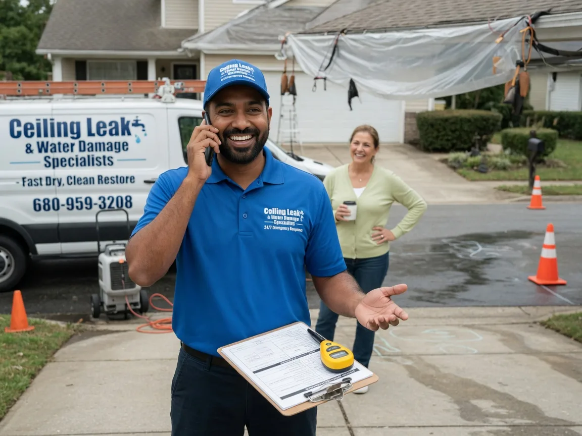 Ceiling Leak Cleanup Geff, IL FAQs